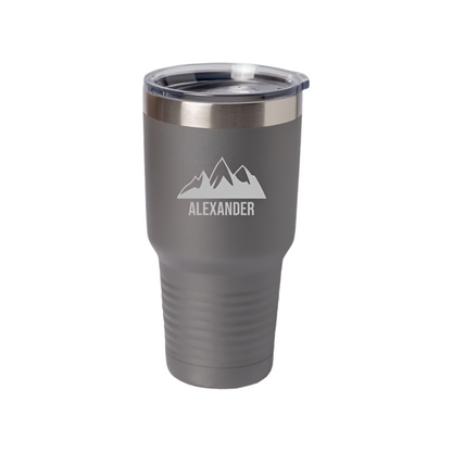 Customized 30oz Tumbler with Silver Lip