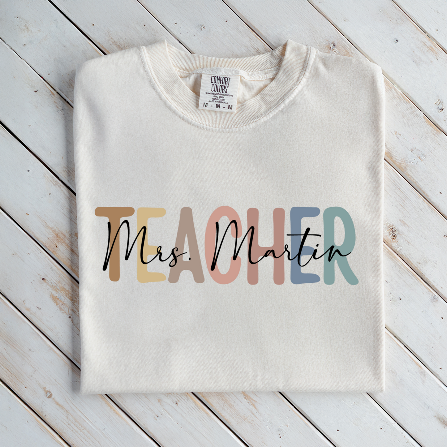 Premium Customized Teacher Design T-Shirt