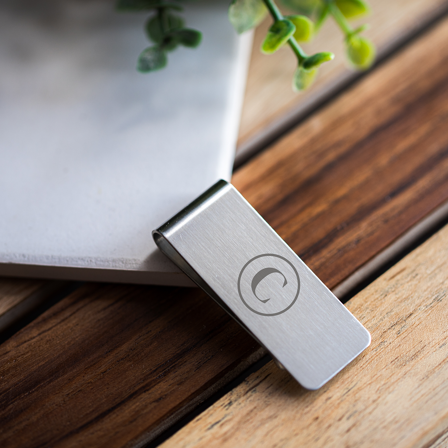 Customized Engraved Metal Money Clip