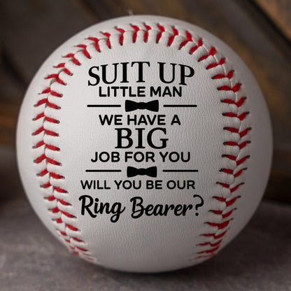 Ring Bearer Proposal Baseball