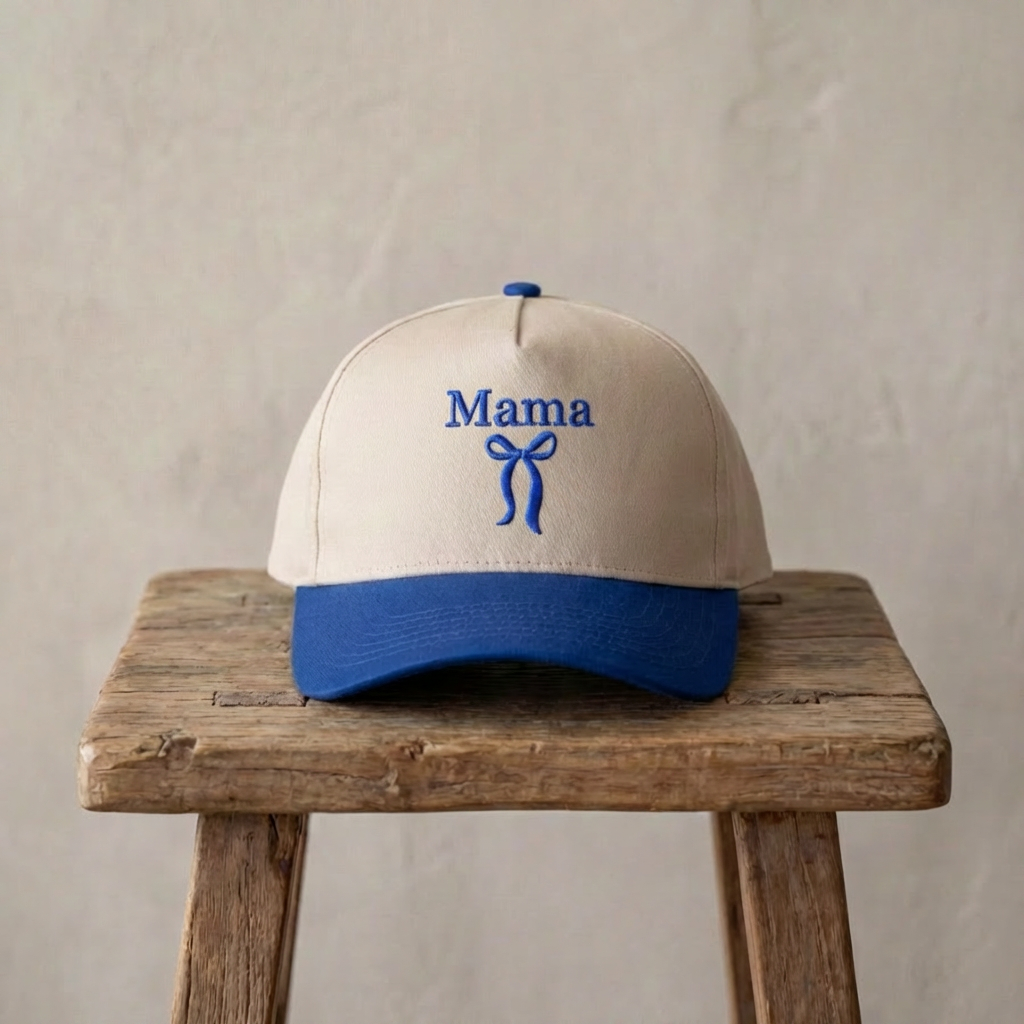 Embroidered Canvas Trucker Mom Hats