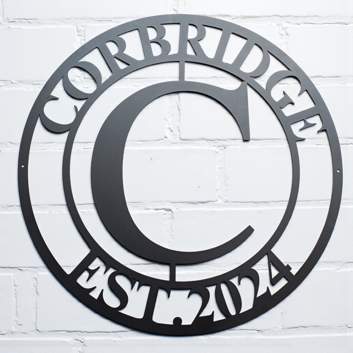 Metal Sign Initial Design