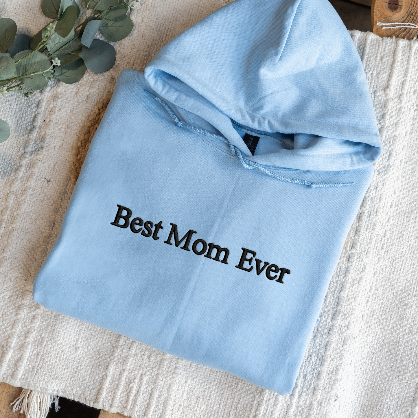 Embroidered Mama Hoodie with Est. Year