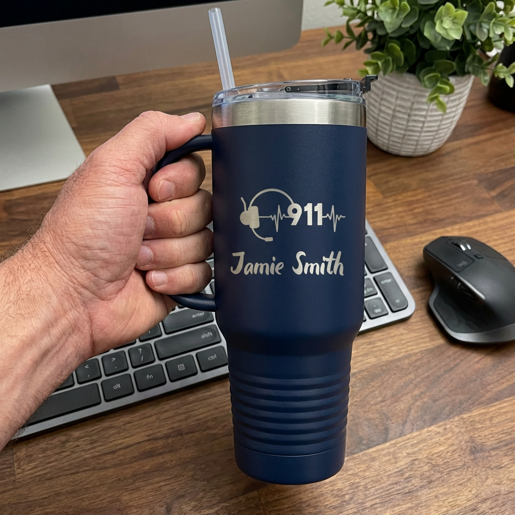 Customized 40oz Tumblers - The First Responders Collection