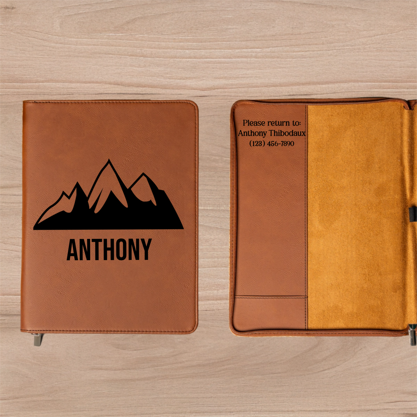 Customized Leather Portfolios