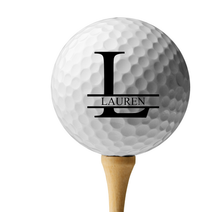 Customized Monogram Golf Ball with Custom Name