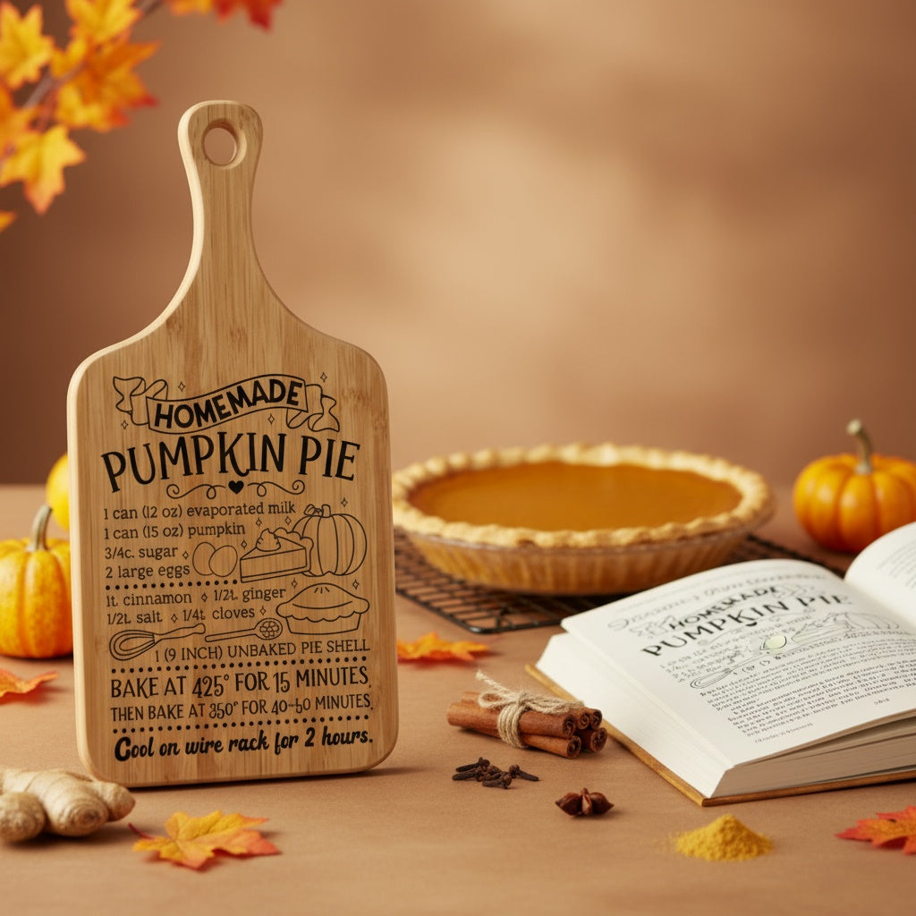 Fall Pie Recipes Bamboo Serving Board