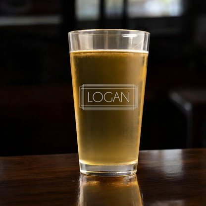 Customized Pint Glass - Signature Designs