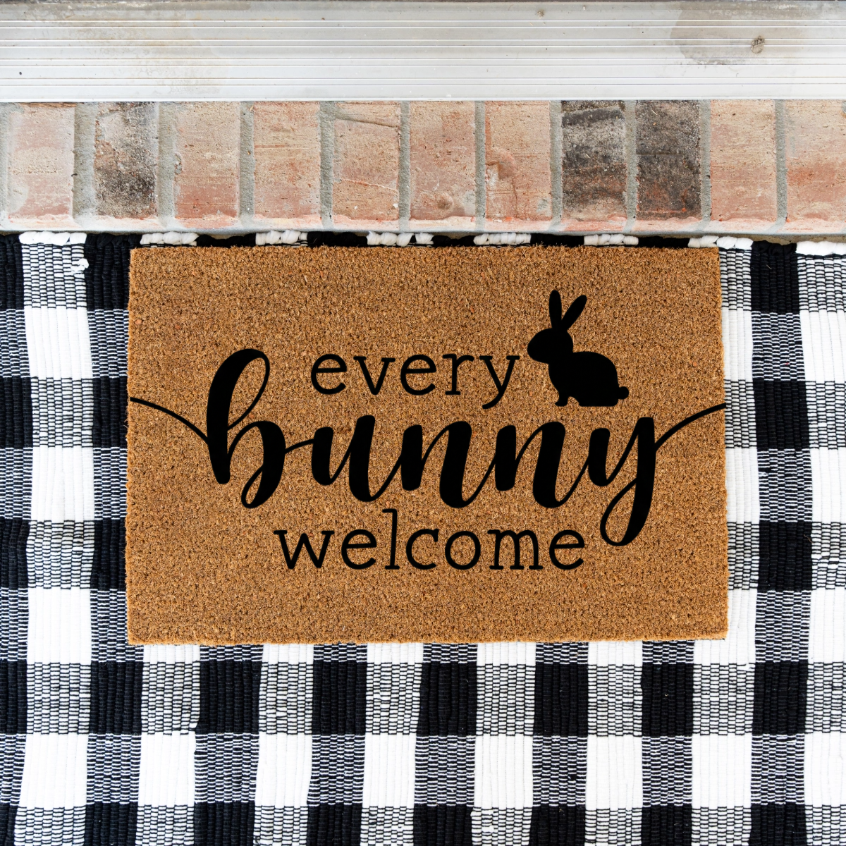 Customized Bright & Festive Easter Doormats