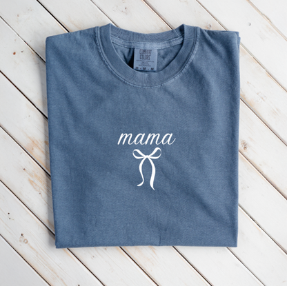 Premium "Mama"+Bow T-Shirt