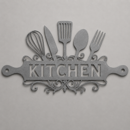 Kitchen Metal Wall Art