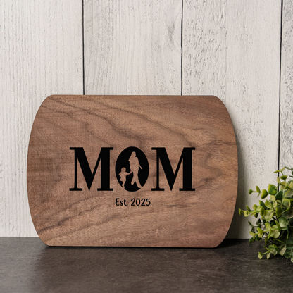 Customized Mom Thin Oval Cutting Boards