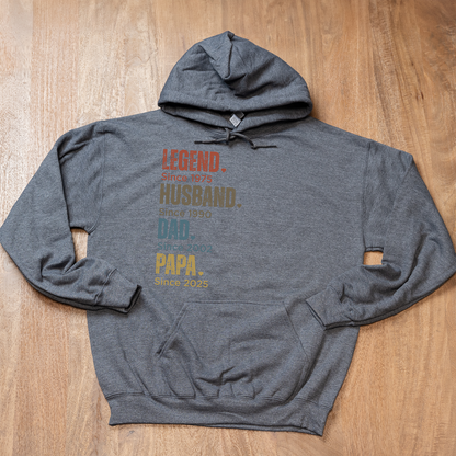 Customized Dad Since Hoodies