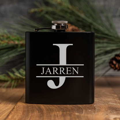 Customized Black Powder Coated Flasks