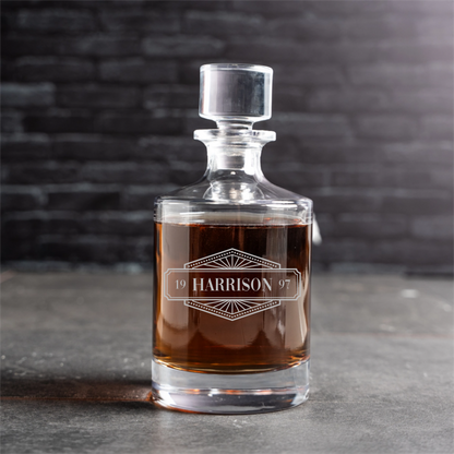 Custom Engraved Aberdeen Decanter - Signature Designs