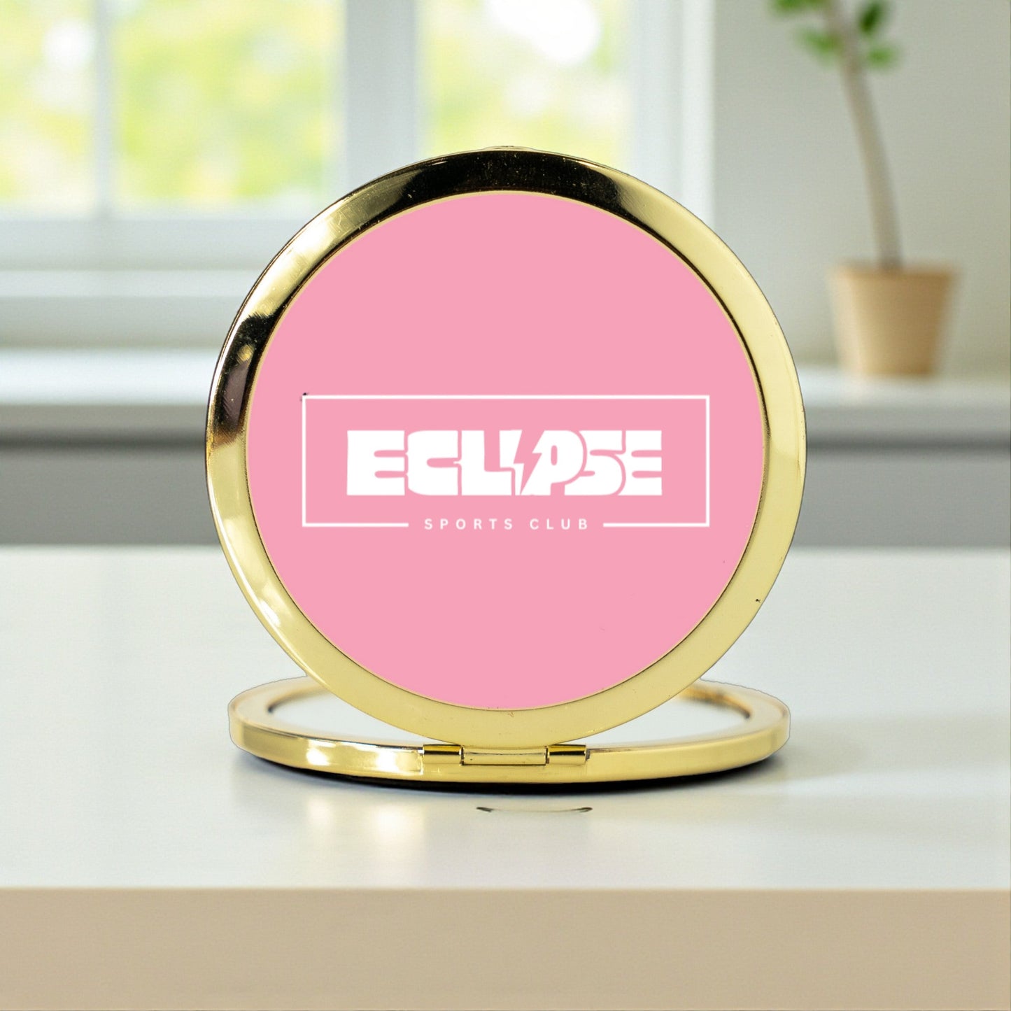 Compact Mirror with Custom Logo