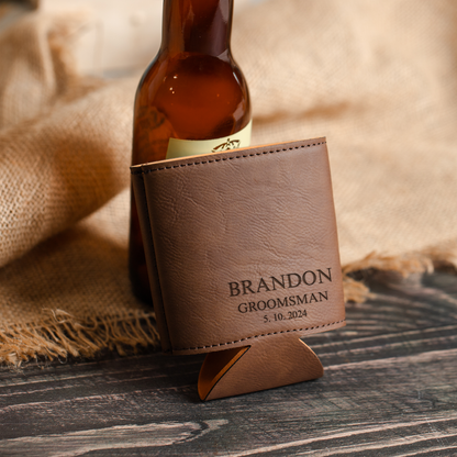 Custom Groomsmen Can Coolers