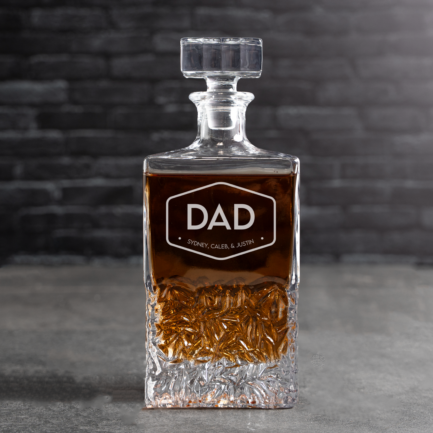 Customized Bradford Decanter Dad