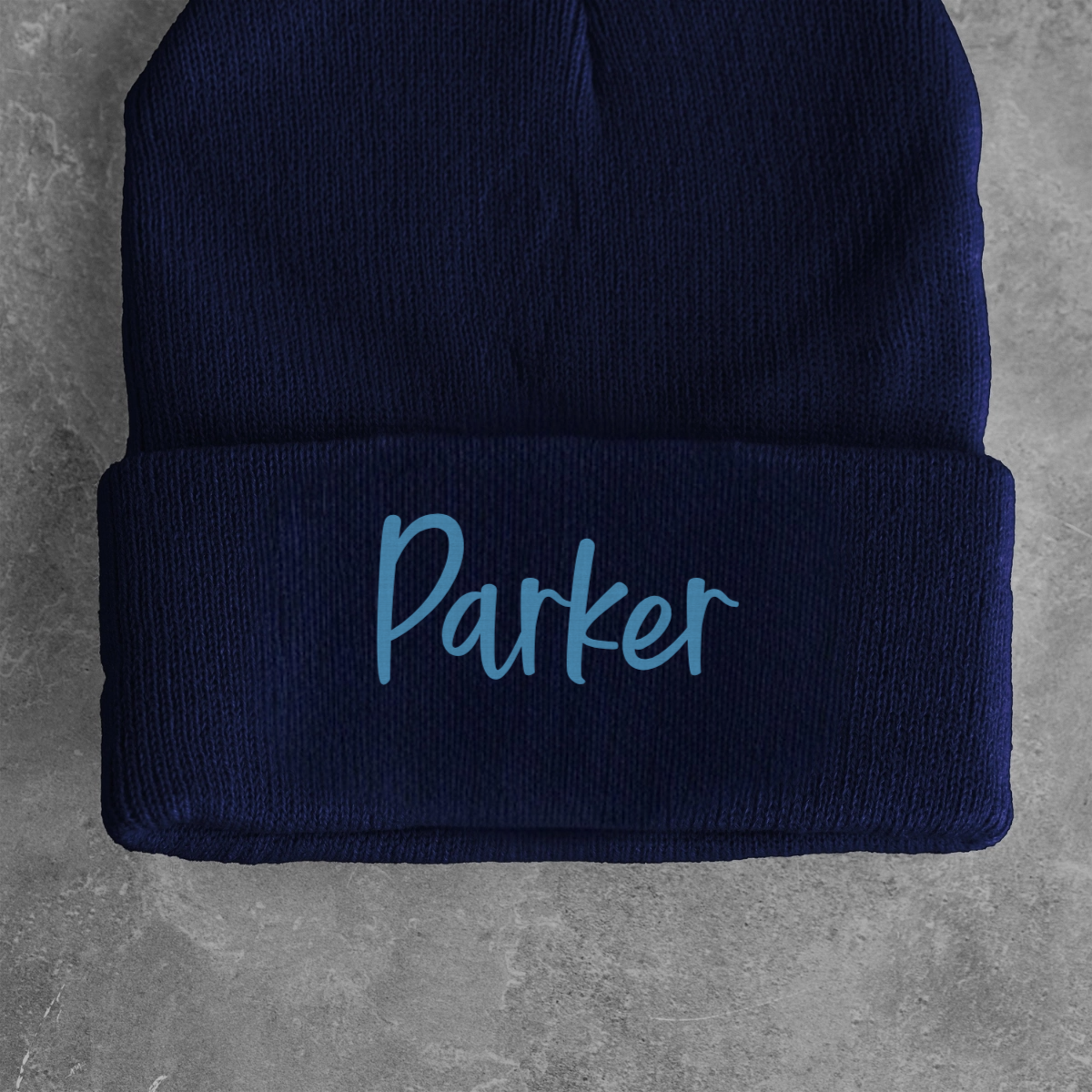 Custom Embroidered Kids Fitted Beanie