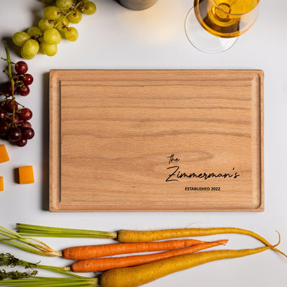 Customized Rectangle Cutting Boards - Family Name