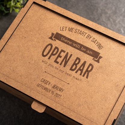Custom Best Man Gift Box