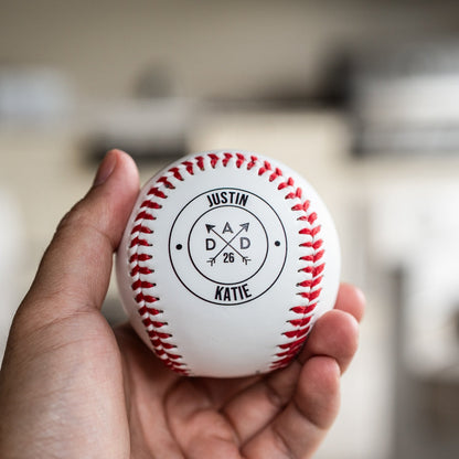 Customized Baseball for Dad