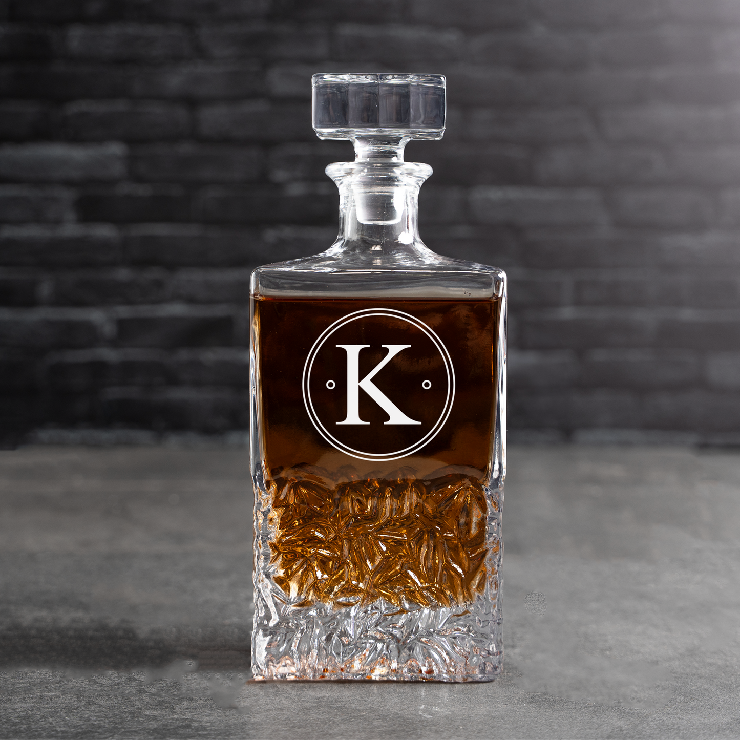 Customized Bradford 24oz. Whiskey Decanters Set of 5 - Signature Designs
