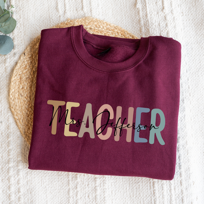 Customized Teacher Sweatshirt