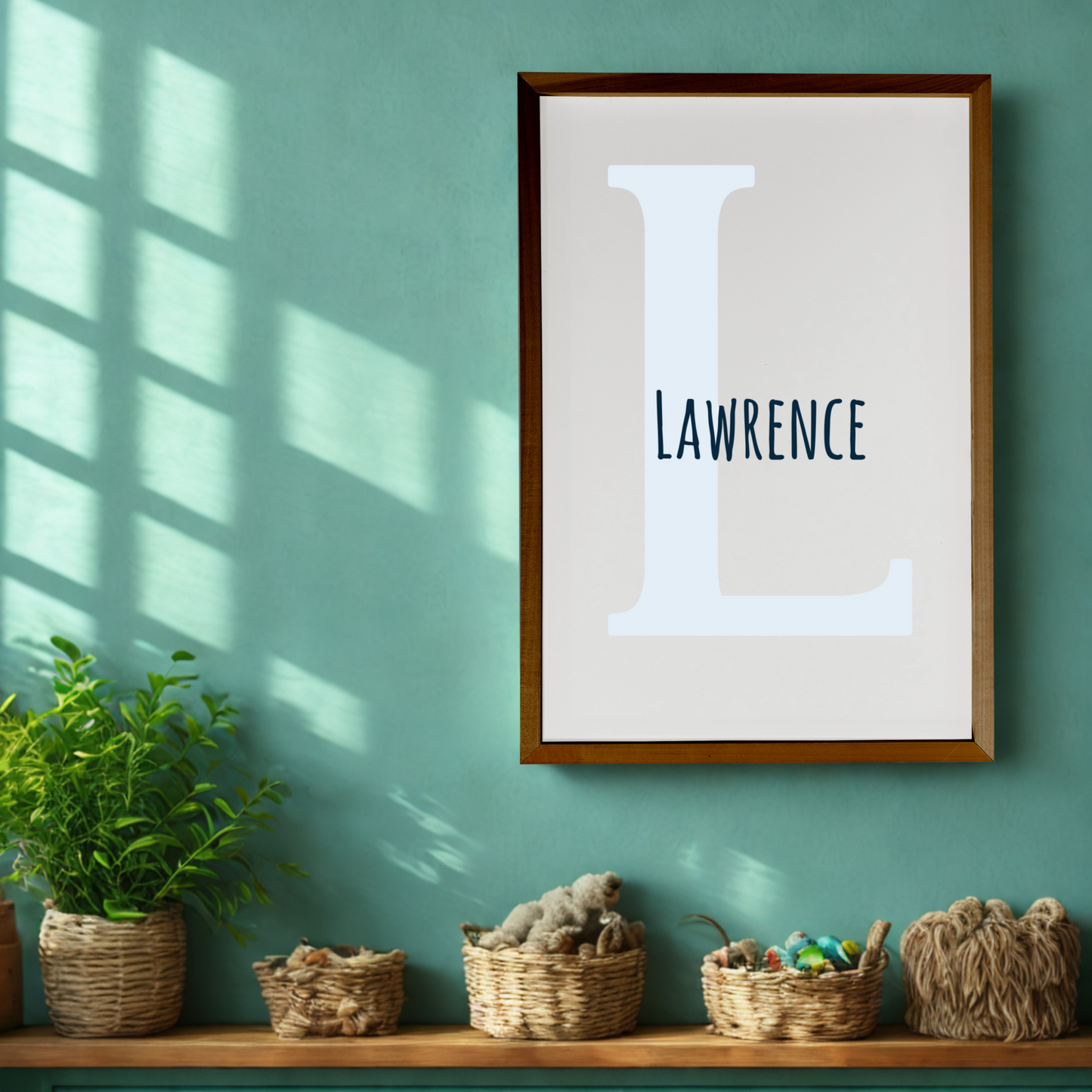 Custom Name Art for Nursery & Kids Rooms