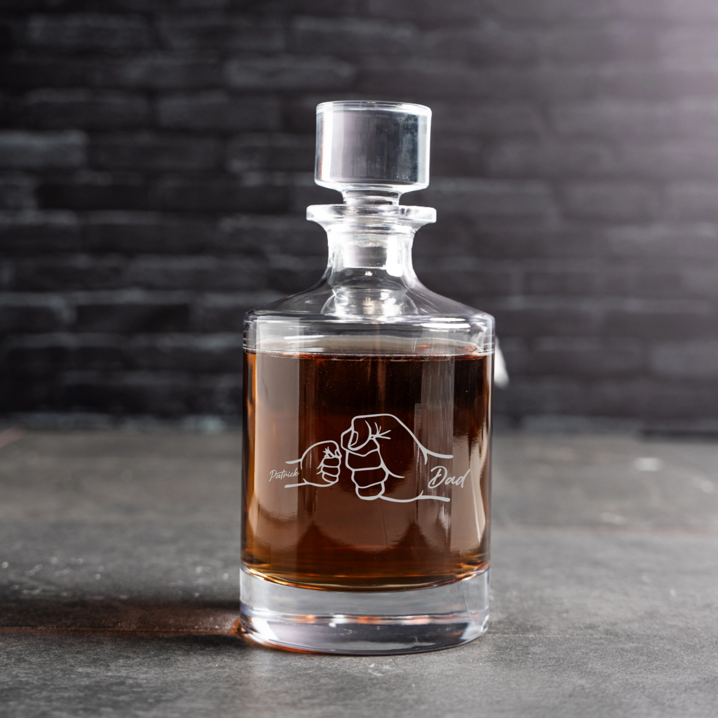 Customized Aberdeen Dad Decanter