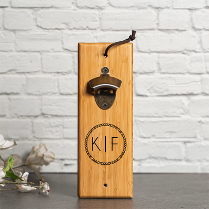 Customized Wall Mount Bottle Opener Signature Designs
