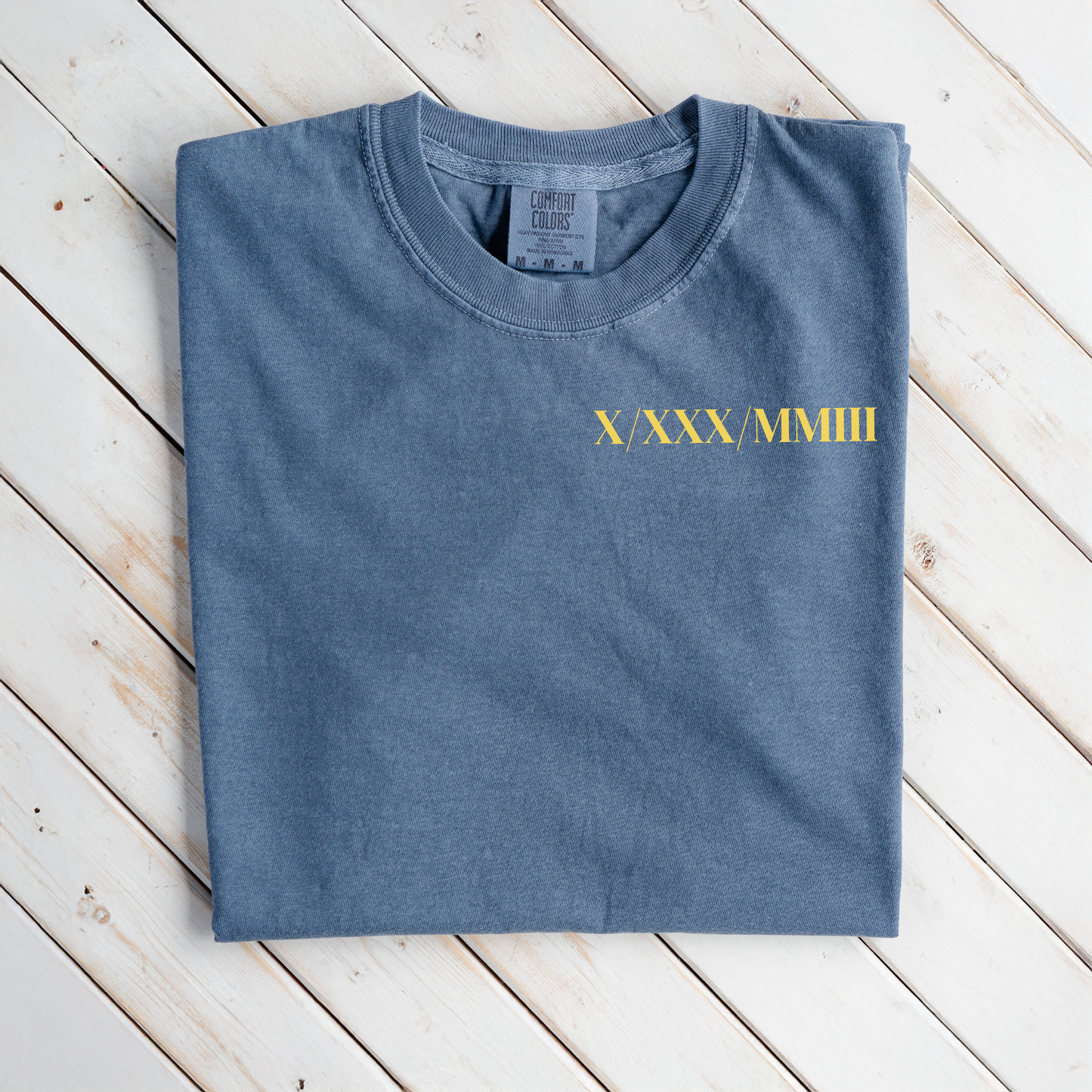 Customized Roman Numeral T-Shirt