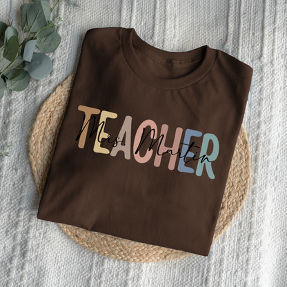 Customized Teacher T-Shirts