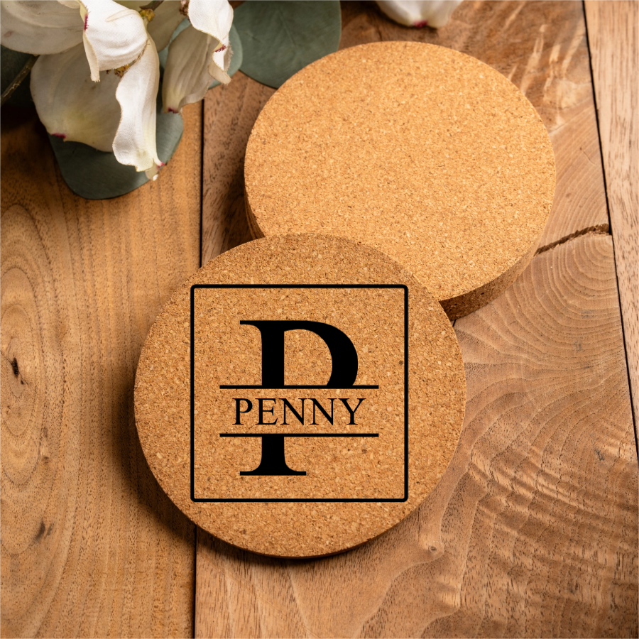 Customized Cork Coaster Set