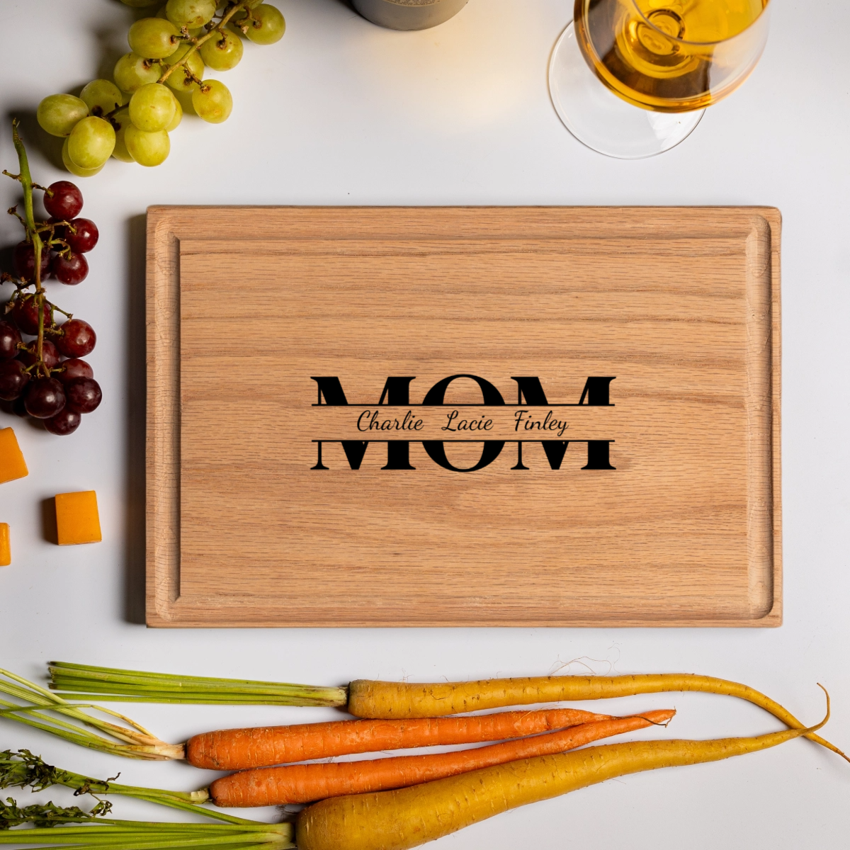 Custom Rectangle Mom Cutting Boards