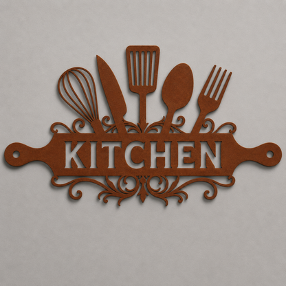 Kitchen Metal Wall Art