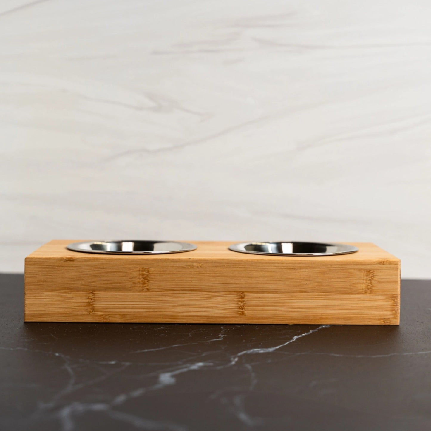 Customized Wood Pet Feeding Stand with Dog Bowls