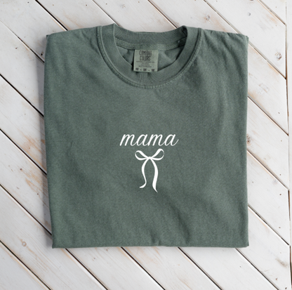 Premium "Mama"+Bow T-Shirt