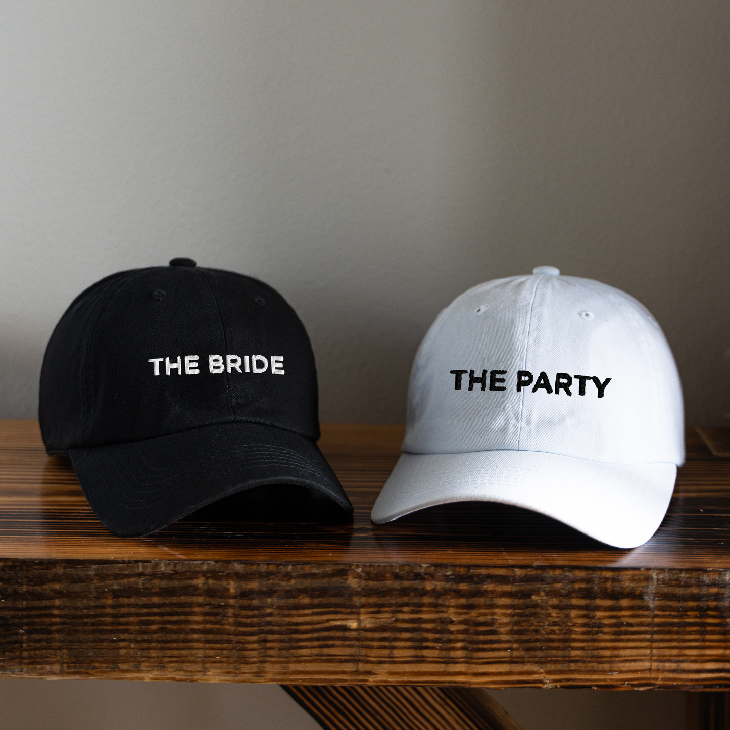The Bride and The Party Hats