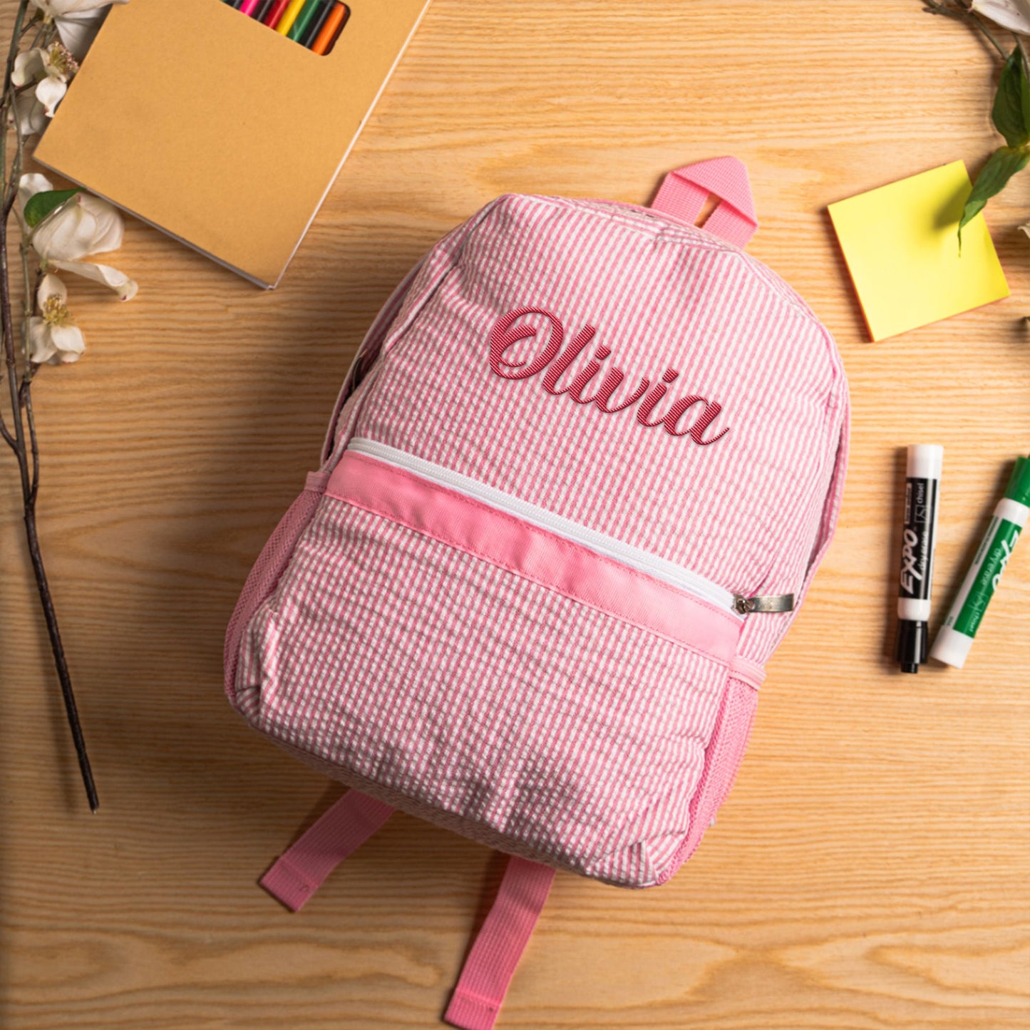 Customized Kids Embroidered Backpacks
