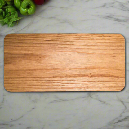 Customized Red Oak Charcuterie Board
