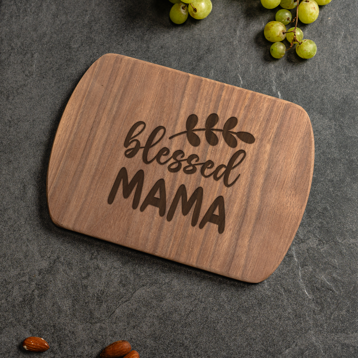 Customized Mom Thin Oval Cutting Boards