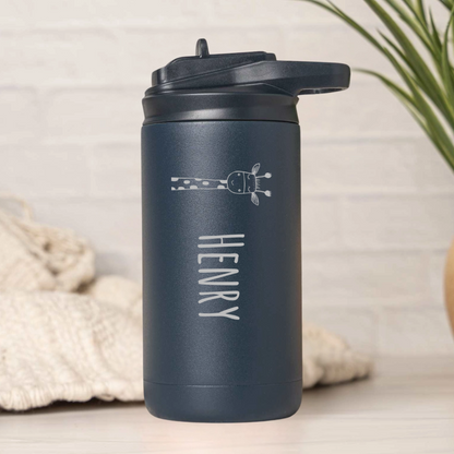 Customized 12oz Kids Water Bottles - Animal Designs