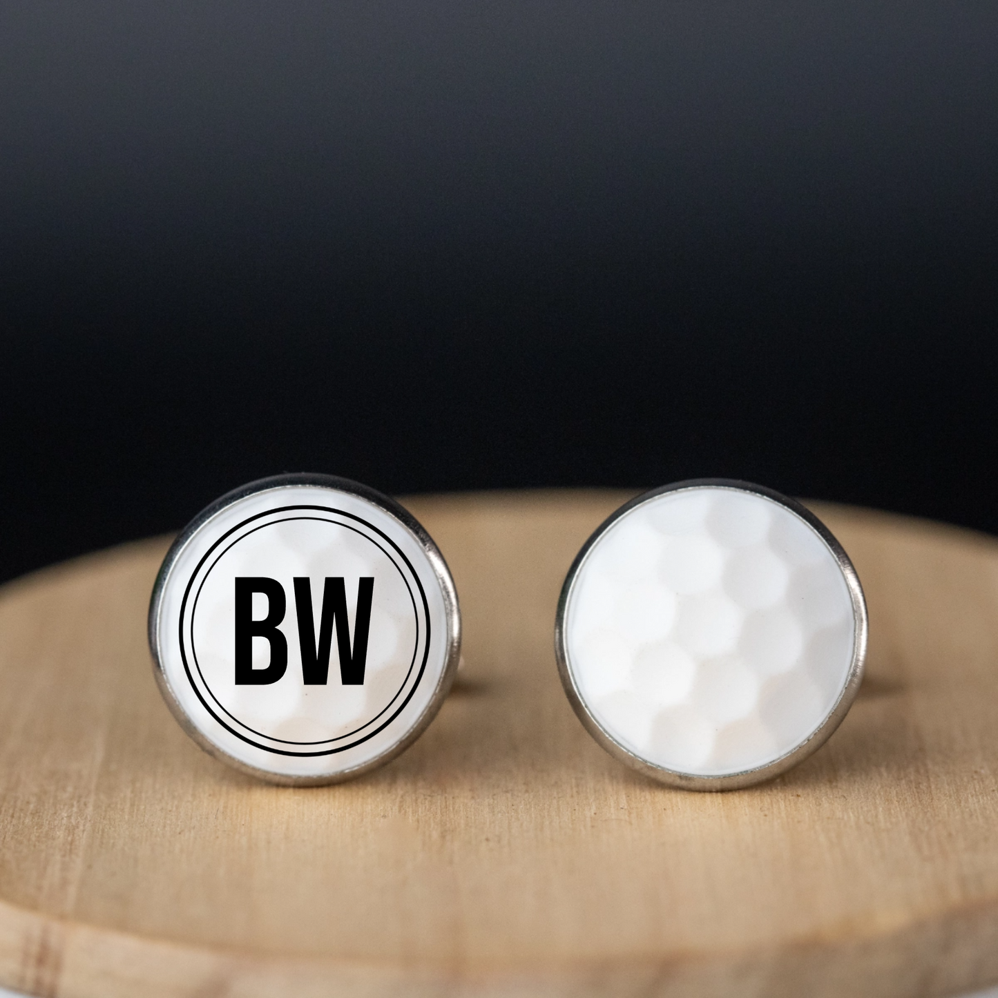 Custom Golf Ball Cufflinks