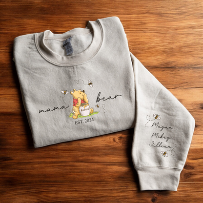 Customized Mama Bear Sweatshirts