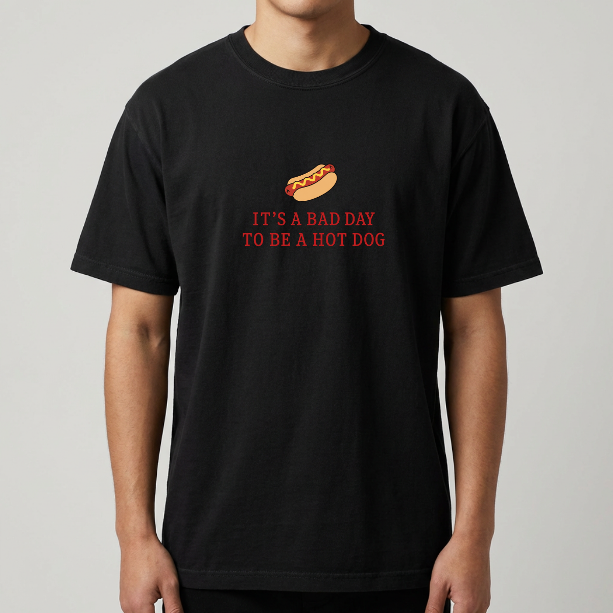 "Bad Day To Be A Hot Dog" 4th of July Premium Tee
