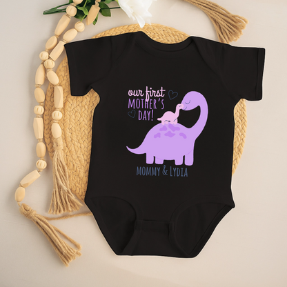 Customized First Mother's Day Baby One-Piece
