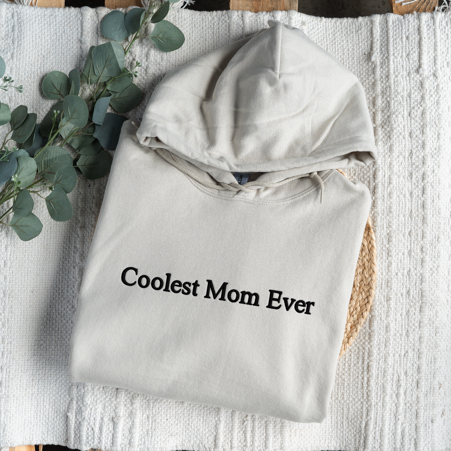Embroidered Mama Hoodie with Est. Year