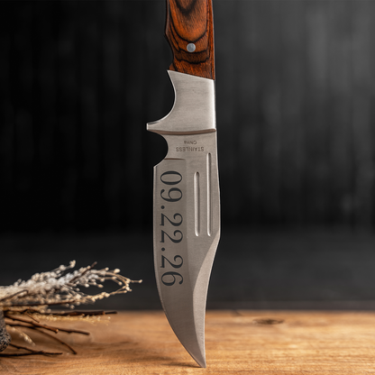 Customized Fixed Blade Hunting Knife with Sheath
