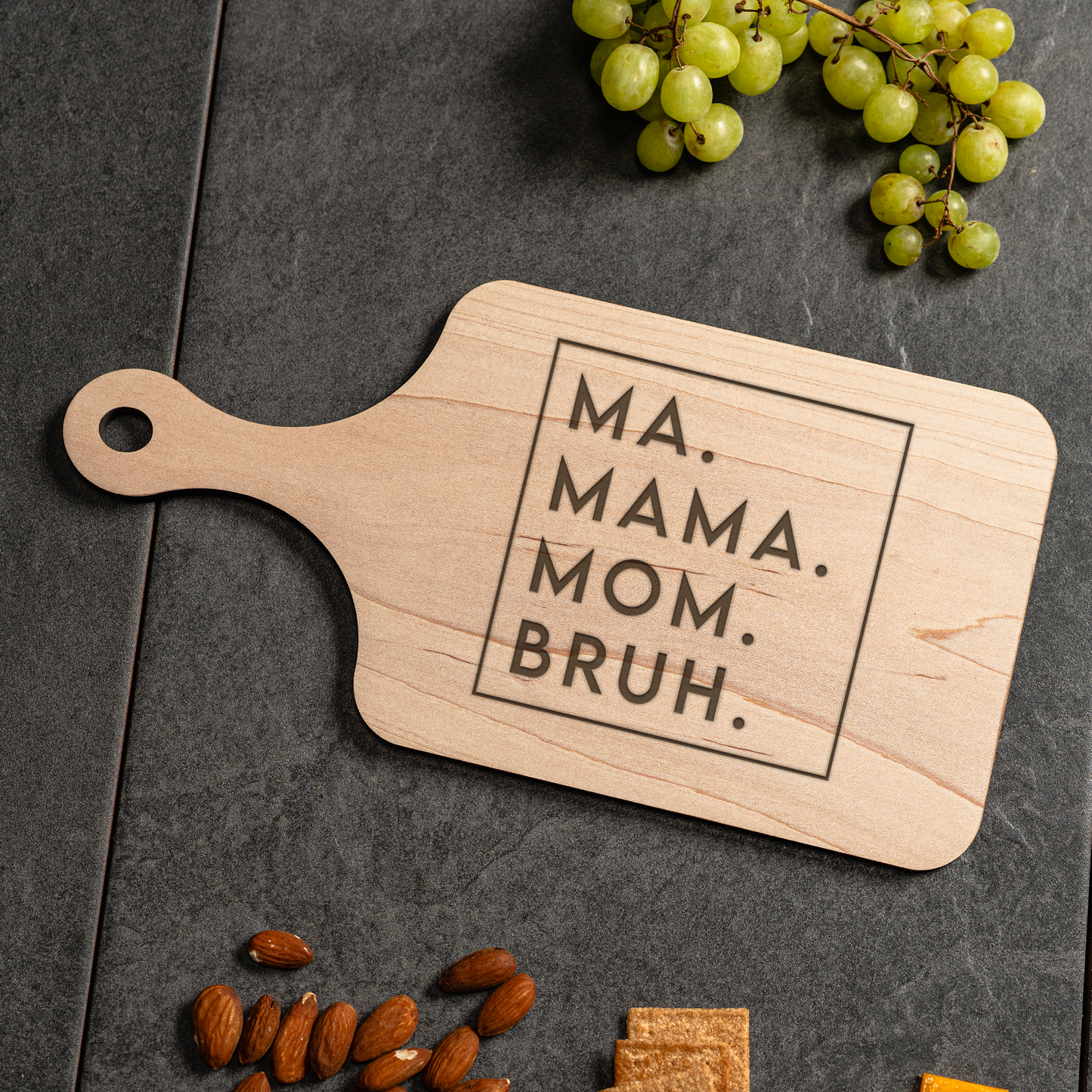 Customized Mother's Day Thin Paddle Serving Boards